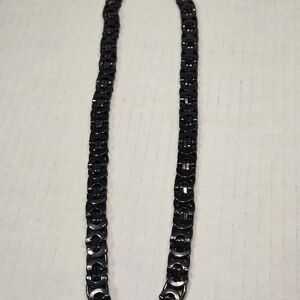 Elegant Black Chain Necklace
